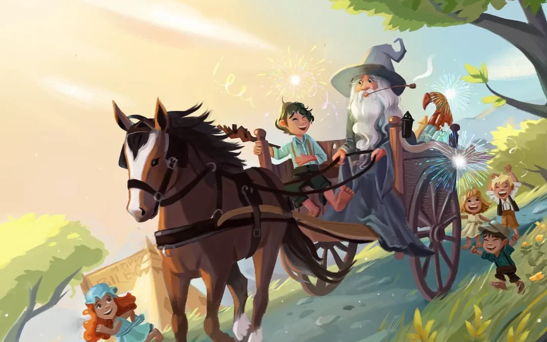 Gandalf arrives at the Shire